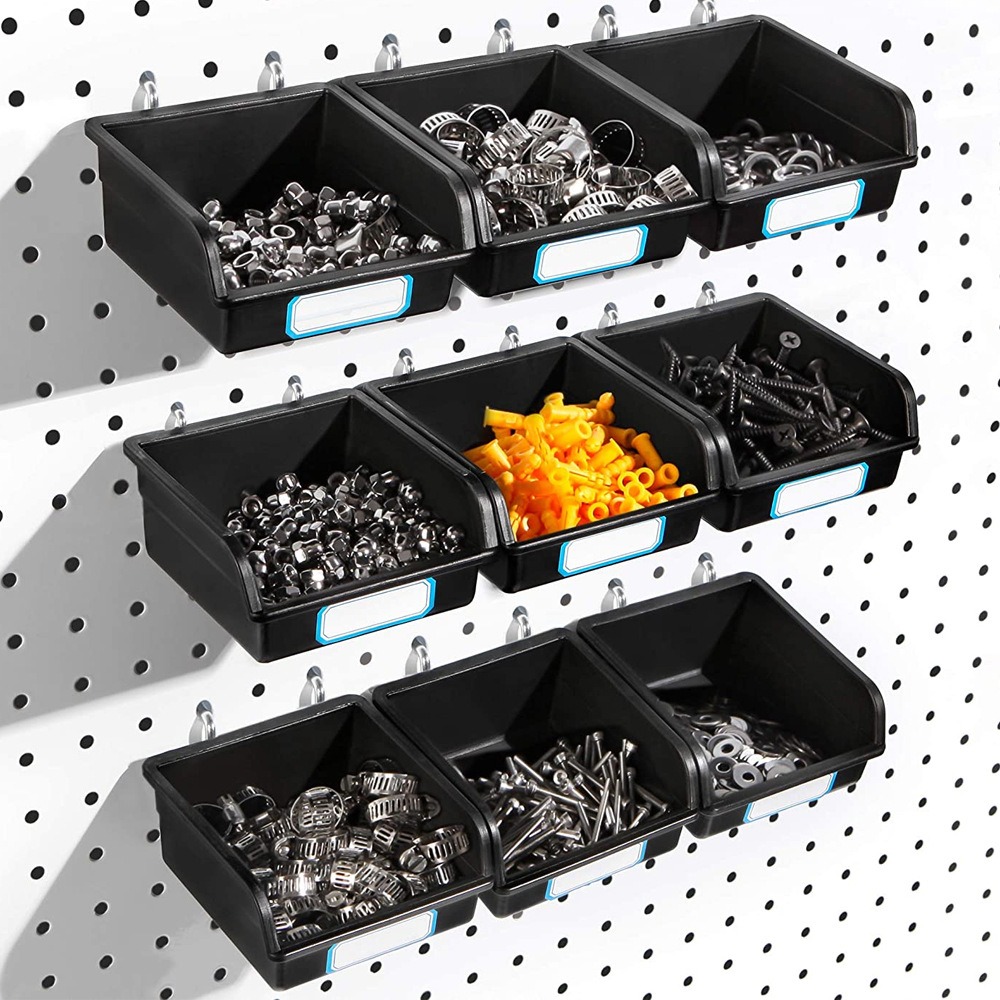 Tech Accessories Holder - 1/6 takım delikli pano kutuları kancalar