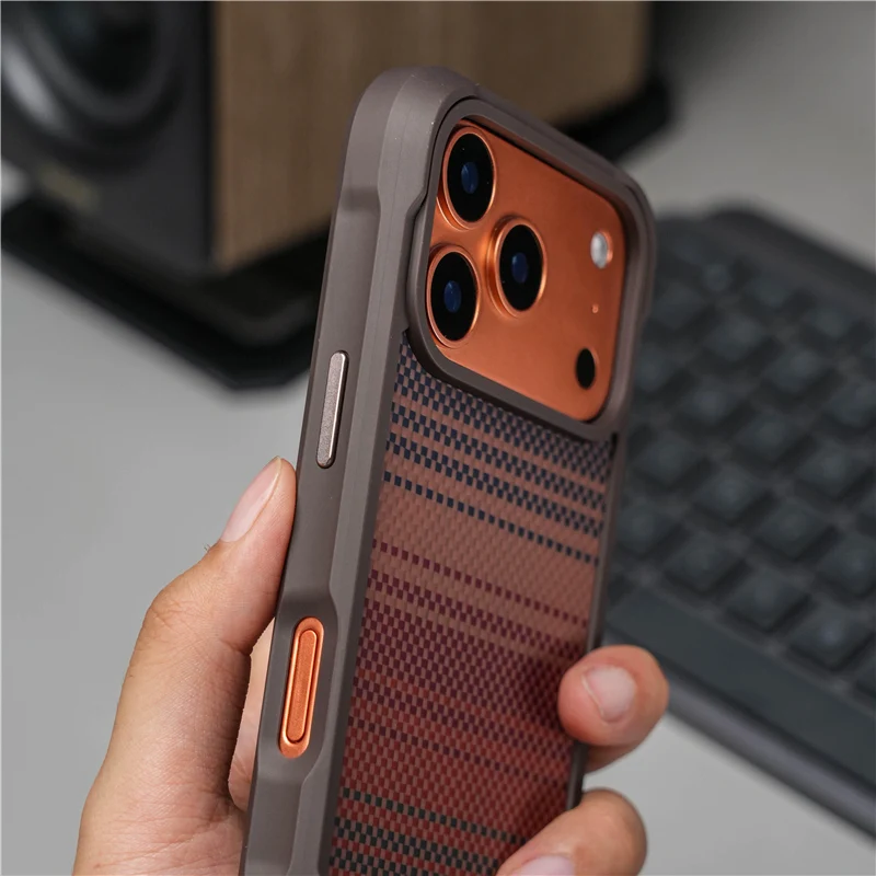 Tech Accessories Hard Case - Orijinal Geometrik Teknoloji Dokuma Manyetik Kılıf