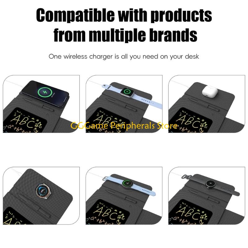 Mouse Charging Pad - U55B Çoklu Cihaz İçin Telefon Standlı