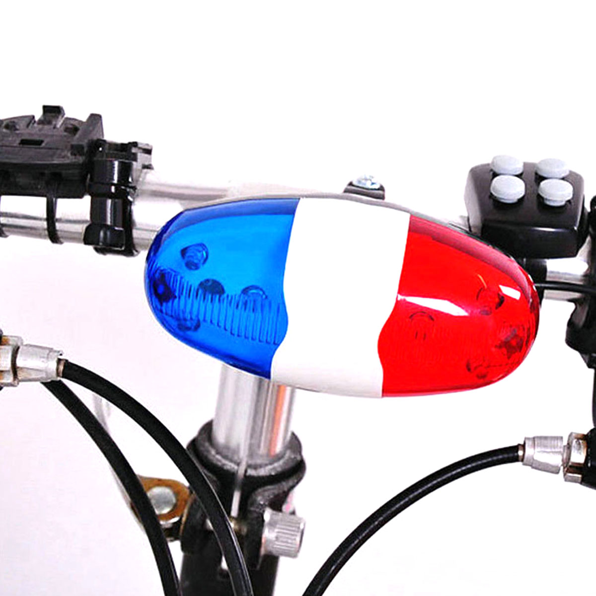 Tech Bike Accessories - Çocuklar Teknoloji Bisiklet LED Işık Polis