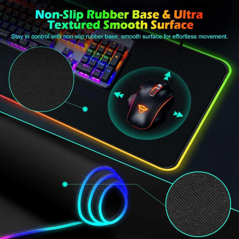 Mouse Charging Pad - 96GE LED oyun Mouse Pad 15W