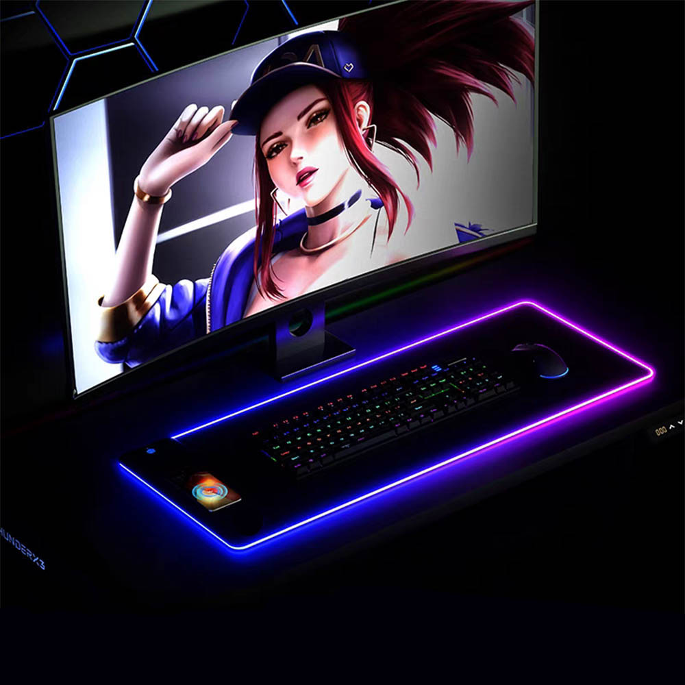 Mouse Charging Pad - Kablosuz şarj cihazı ile RGB mouse