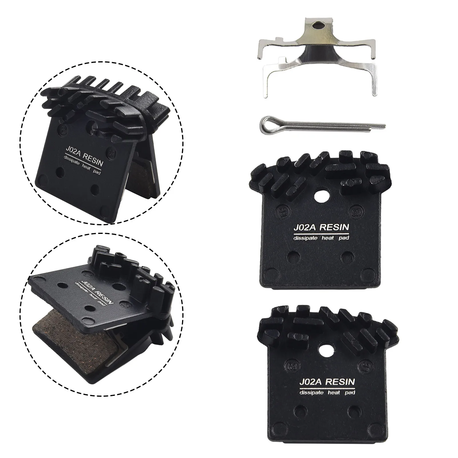 Tech Bike Accessories - 1 çift disk fren pedleri için