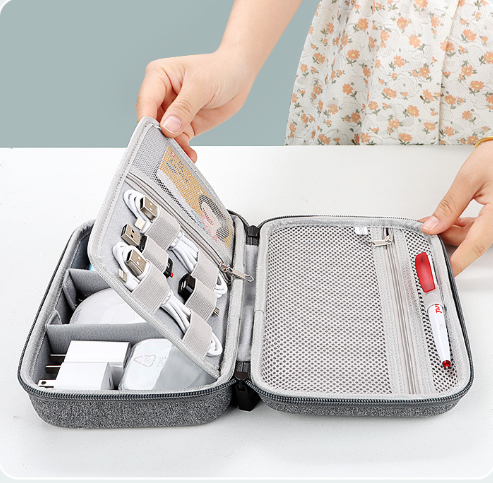 Tech Accessories Hard Case - Taşınabilir Su Geçirmez EVA Sert Kabuklu