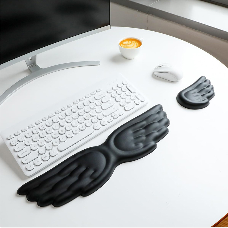 Mouse Charging Pad - Klavye Fare Bilek Dinlenme Melek Kanat