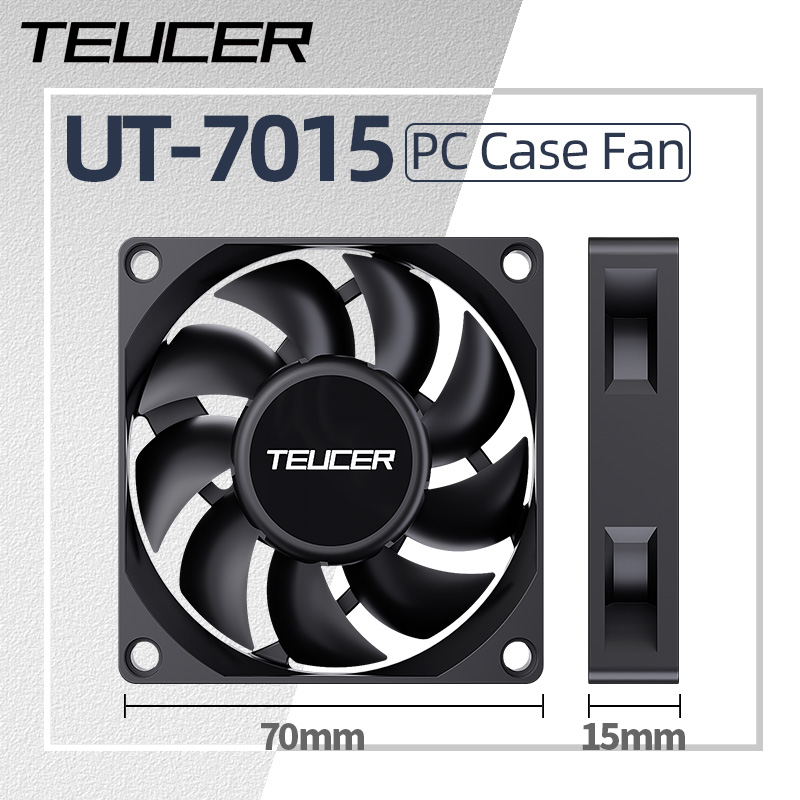 Tech Accessories Pc - Teucer UT-7015 7cm Şasi Soğutma Fanı