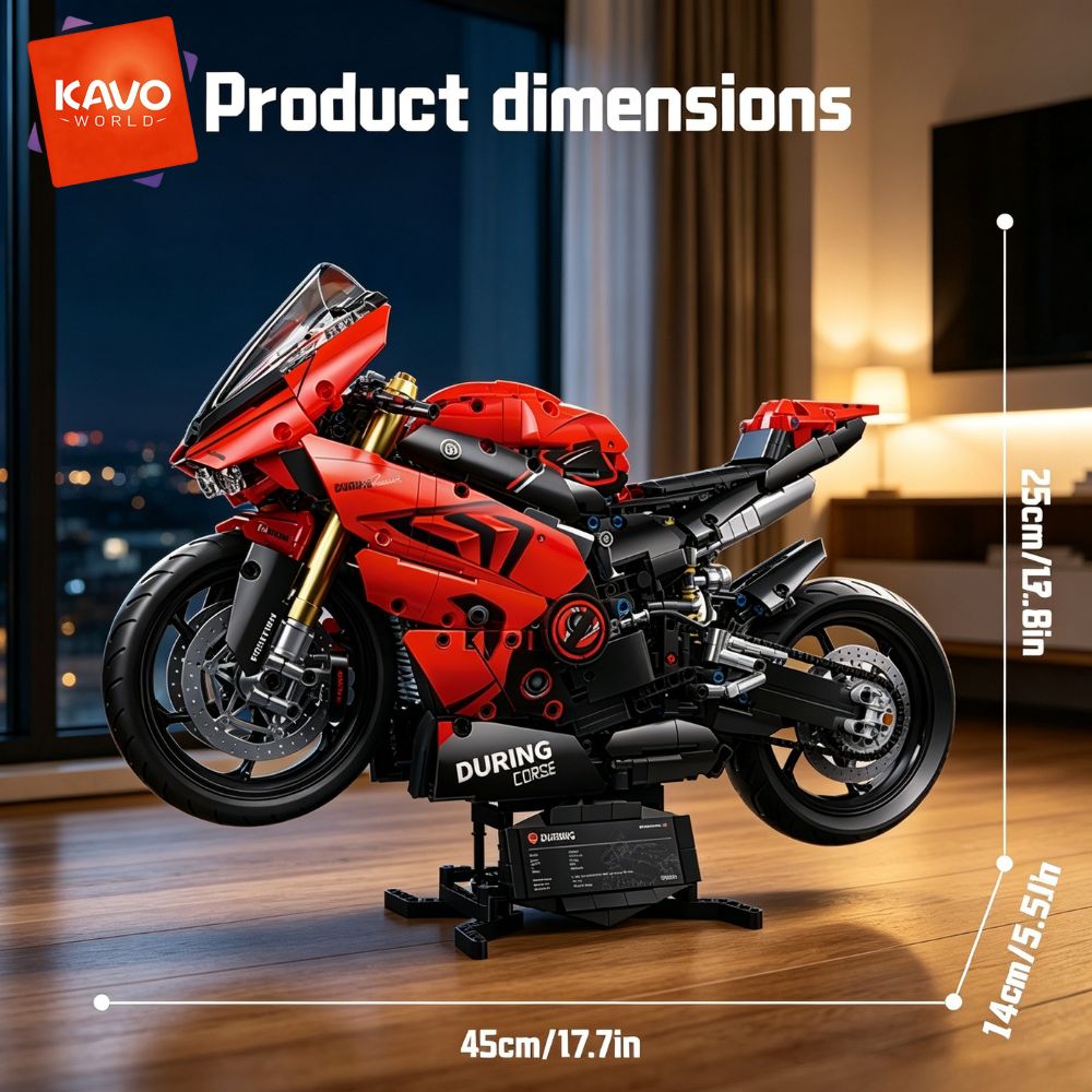 KAVOWORLD 1:5 Ölçekli Yapım Bl - Tech Bike Accessories incelemesi ve fiyatı