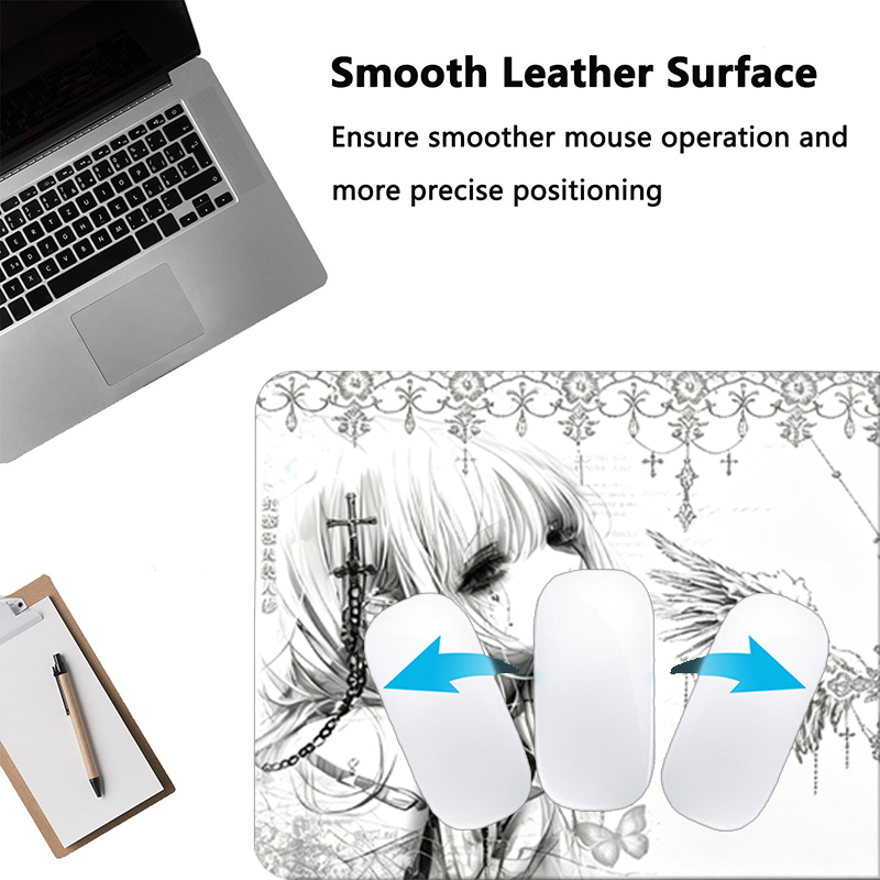 Deri Mousepad Siyah Beyaz Anim - Tech Accessories For Office Desk incelemesi ve fiyatı