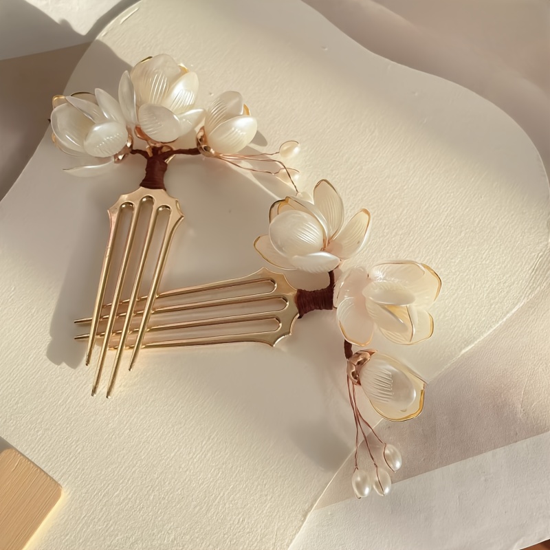 Çin tarzı kabuk manolya çiçek  - Tech Accessories For Women incelemesi ve fiyatı