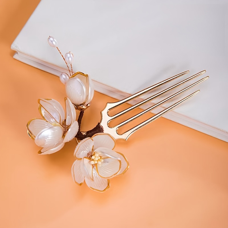Çin tarzı kabuk manolya çiçek  - Tech Accessories For Women incelemesi ve fiyatı